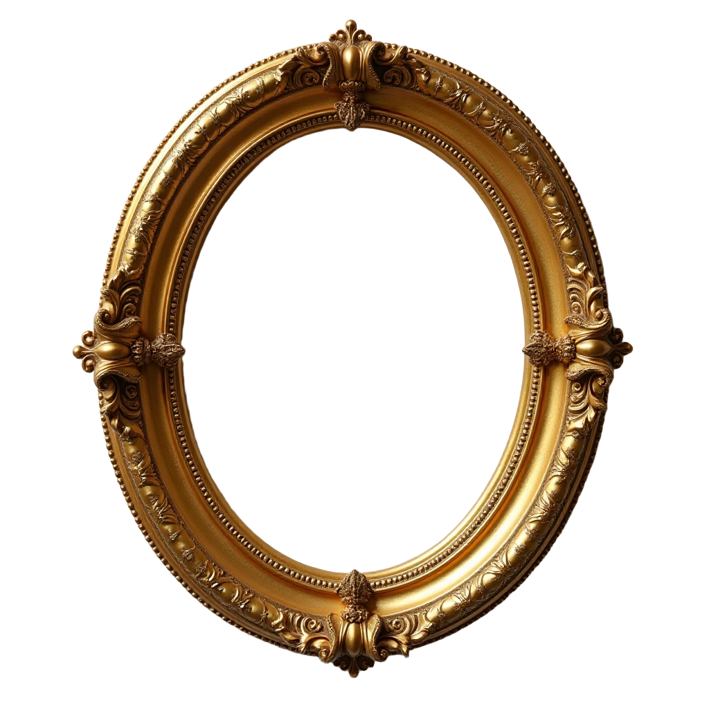 Ornate Oval Frame